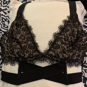 Strappy lace bralette